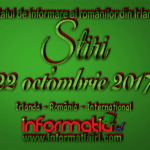Știri 22 octombrie 2017 – Informatia IRL – Portal de informare al românilor din Irlanda