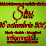 Știri 26 octombrie 2017 – Informatia IRL – Portalul de informare al românilor din Irlanda