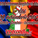 Știri 09 octombrie 2017 – Informatia IRL – Portal de informare al românilor din Irlanda