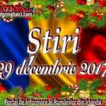 Știri 29 decembrie 2017 – Informatia IRL – Portalul de informare al românilor din Irlanda