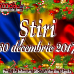 Știri 30 decembrie 2017 – Informatia IRL – Portalul de informare al românilor din Irlanda
