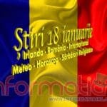 Știri 18 ianuarie 2019 – Informatia IRL