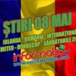 Stiri 08 mai 2019 - Irlanda - România - Internațional - Meteo - Horoscop - Sărbători - Informatia IRL