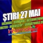 Știri 27 mai 2019
