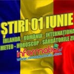 Știri 01 iunie 2019