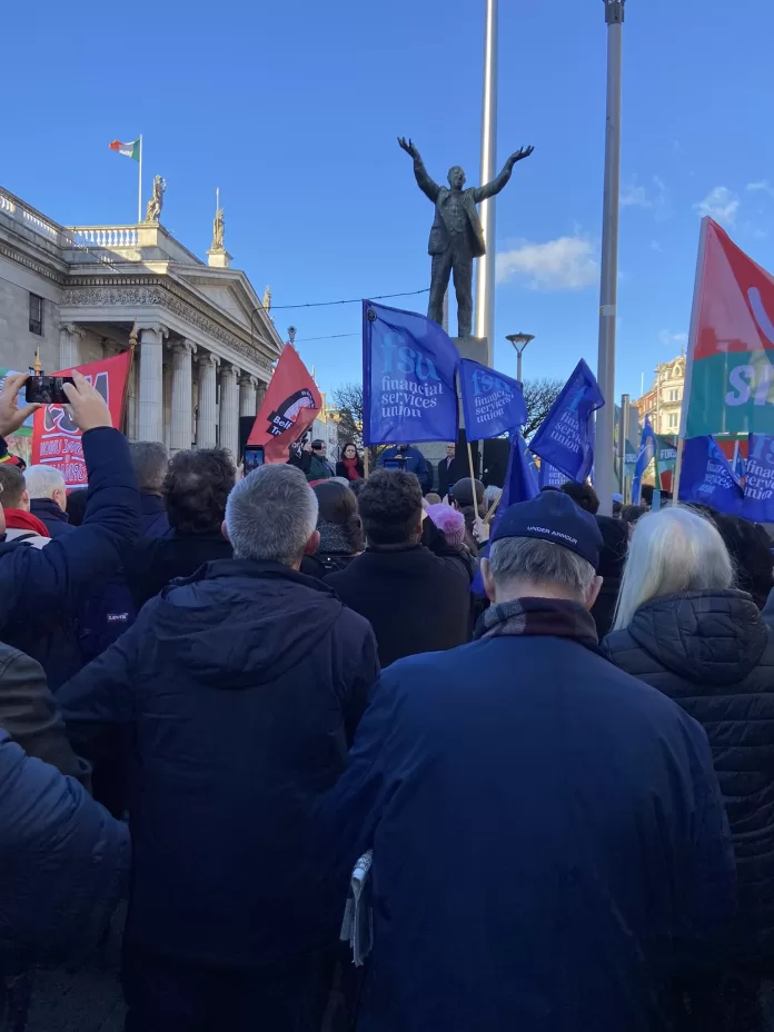 marș de solidaritate Dublin