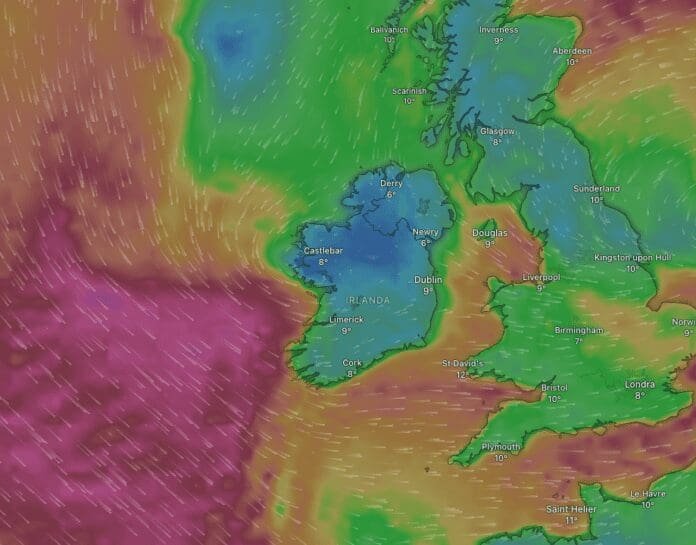 Furtuna Ciarán Irlanda Furtuna Ciarán Irlanda