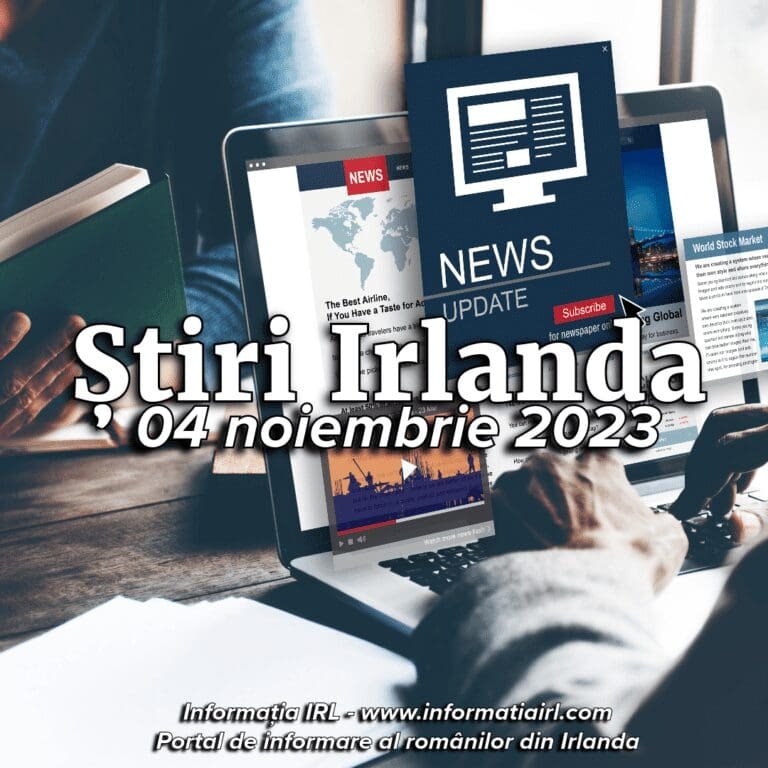 Știri Irlanda 4 noiembrie