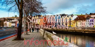Știri Irlanda Informatia IRL 16 ianuarie 2024