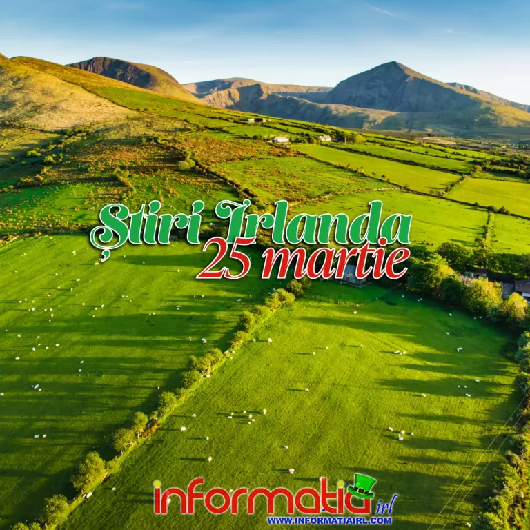 Stiri Irlanda Informatia IRL 25 martie 2024