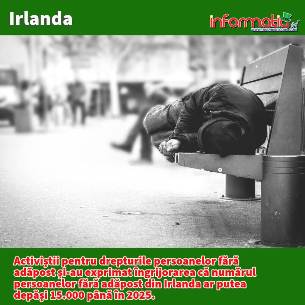 Criza persoanelor fără adăpost din Irlanda: Estimări îngrijorătoare pentru 2025