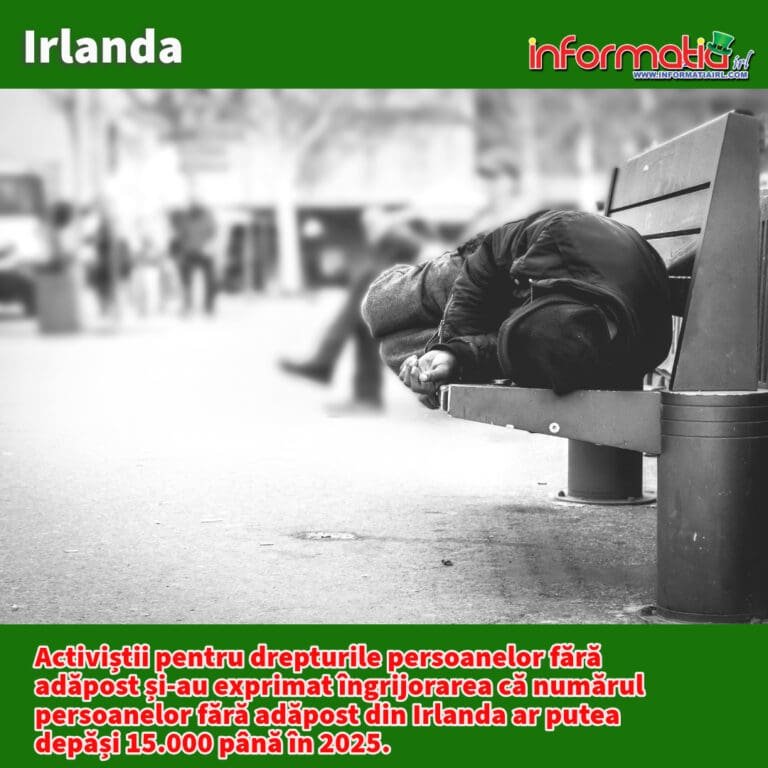 Criza persoanelor fără adăpost din Irlanda: Estimări îngrijorătoare pentru 2025
