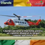Căutări aeriene și maritime pentru un canotor dispărut în largul coastei sud-estice a Irlandei