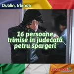 16 persoane trimise în judecată pentru spargeri și furturi