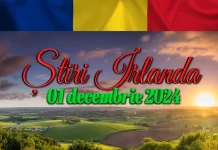 Știri Irlanda 01 decembrie Informatia IRL