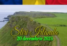 Știri Irlanda 20 decembrie Informatia IRL