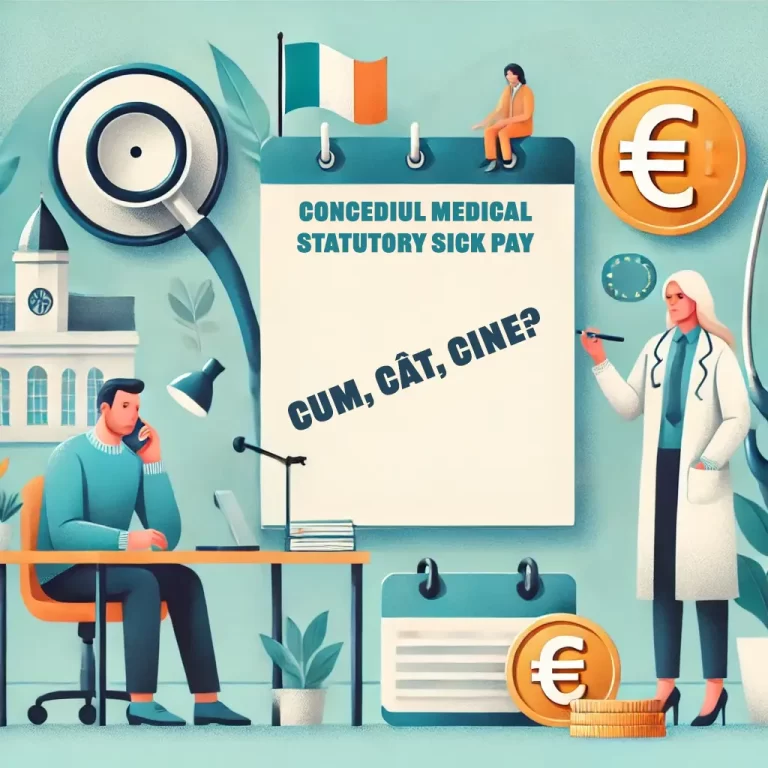 concediu medical Irlanda