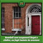 Românii care ocupaseră ilegal o clădire, au fugit înainte de arestare
