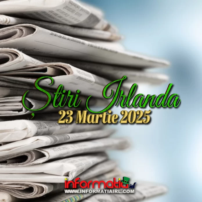 Știri Irlanda 23 martie 2025 Informatia IRL