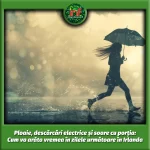 Ploaie, descărcări electrice și soare cu porția: Cum va arăta vremea în zilele următoare în Irlanda