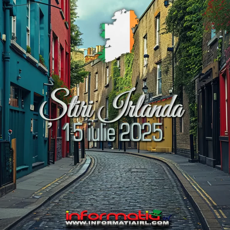 Știri Irlanda 15 iulie 2025 Informatia IRL