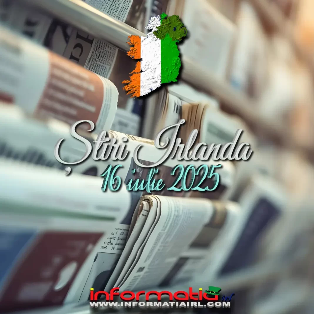 Știri Irlanda 16 iulie 2025 Informatia IRL Știri Irlanda 16 iulie 2025 Informatia IRL