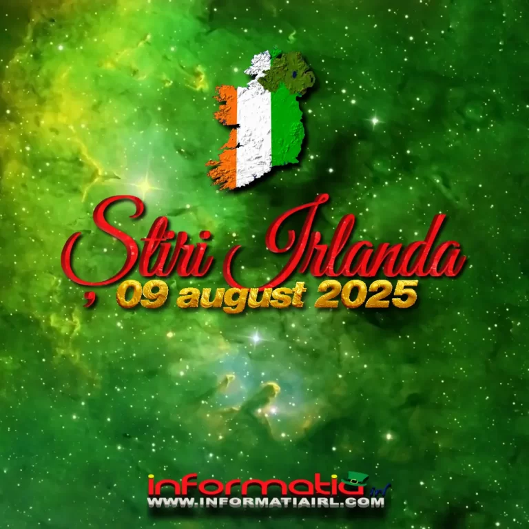 Știri Irlanda 09 august 2025 Informatia IRL