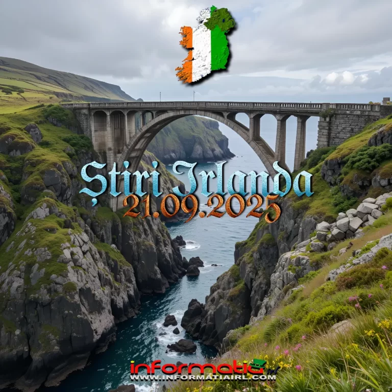 Știri Irlanda 21 septembrie 2025 – analize pentru românii din Irlanda