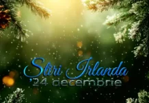 Știri Irlanda decembrie