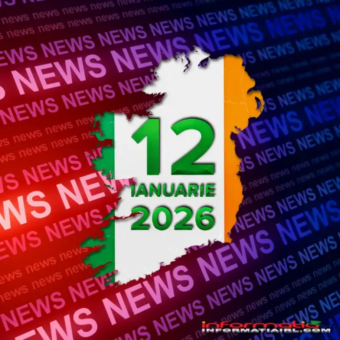 Știri din Irlanda 12 IANUARIE 2026