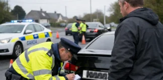 Peste 5.000 de șoferi amendați pentru plăcuțe ilegale în Irlanda, după intensificarea controalelor Garda