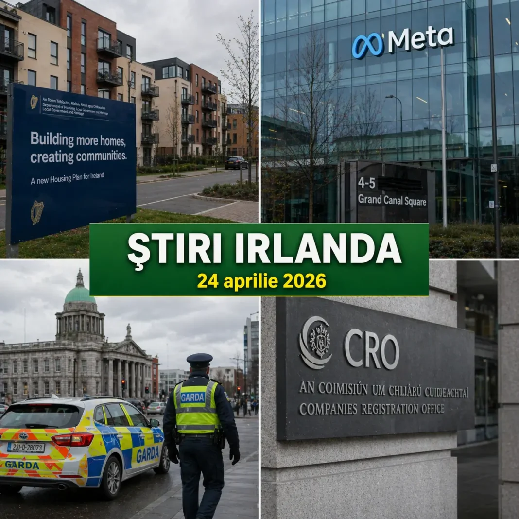 Știri Irlanda ⎜24 aprilie 2026