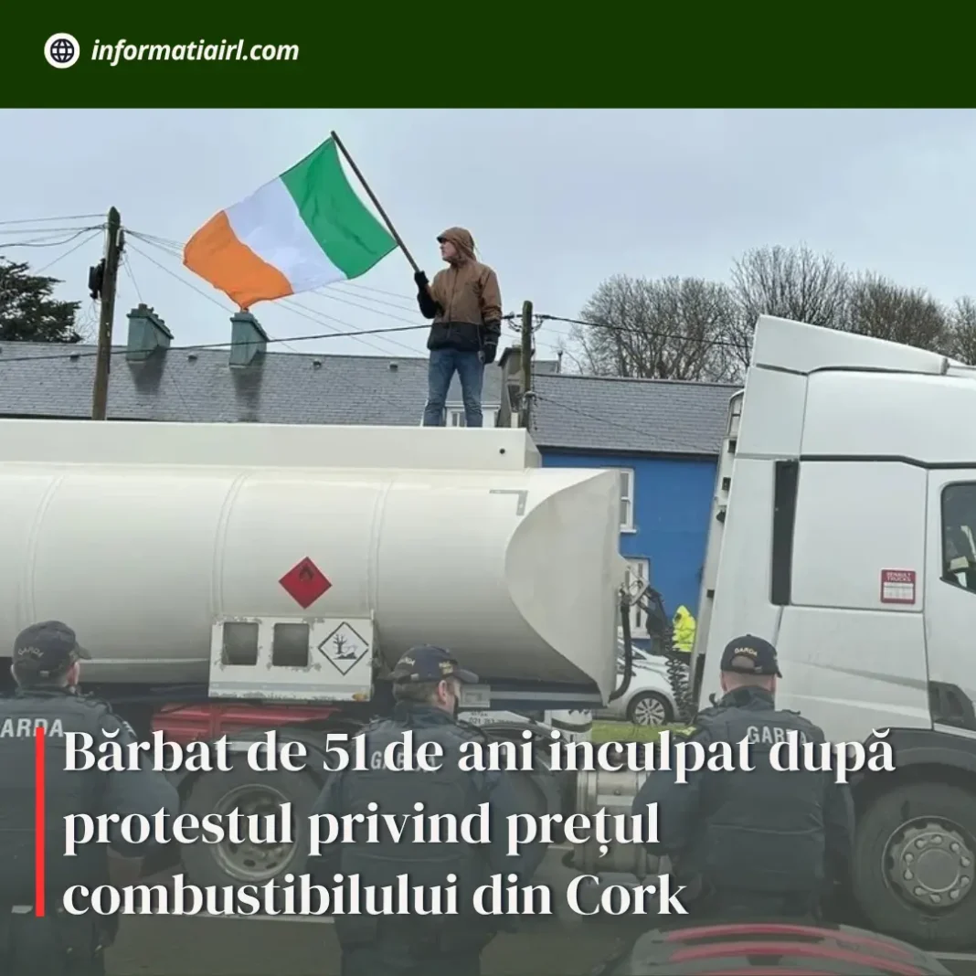 Bărbat de 51 de ani inculpat după protestul privind prețul combustibilului din Cork