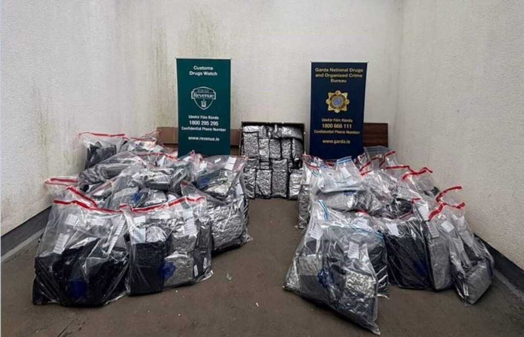 Patru bărbați arestați după captură de canabis de 5,1 milioane de euro în Dublin