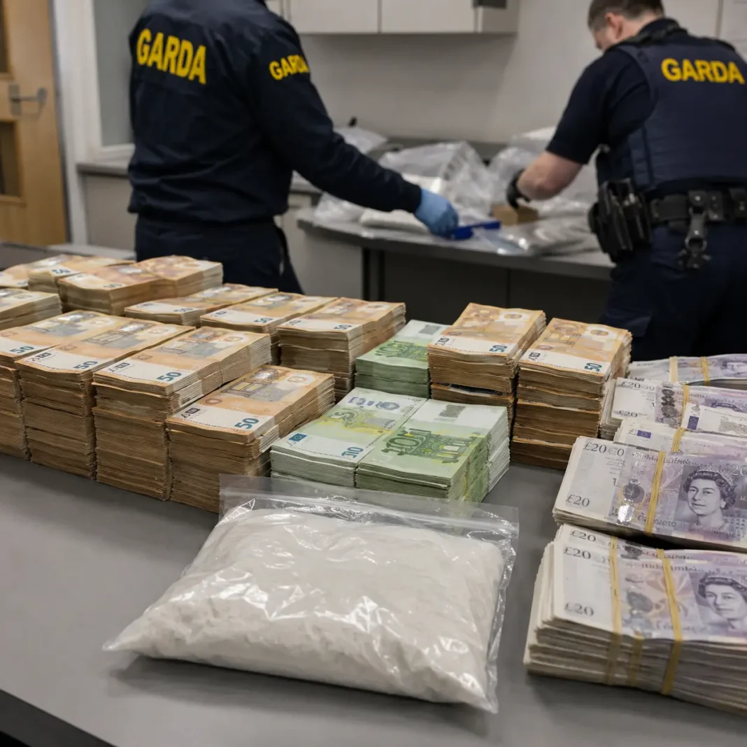 Trei bărbați arestați după confiscarea unui kilogram de cocaină și a peste 440.000 de euro în Meath