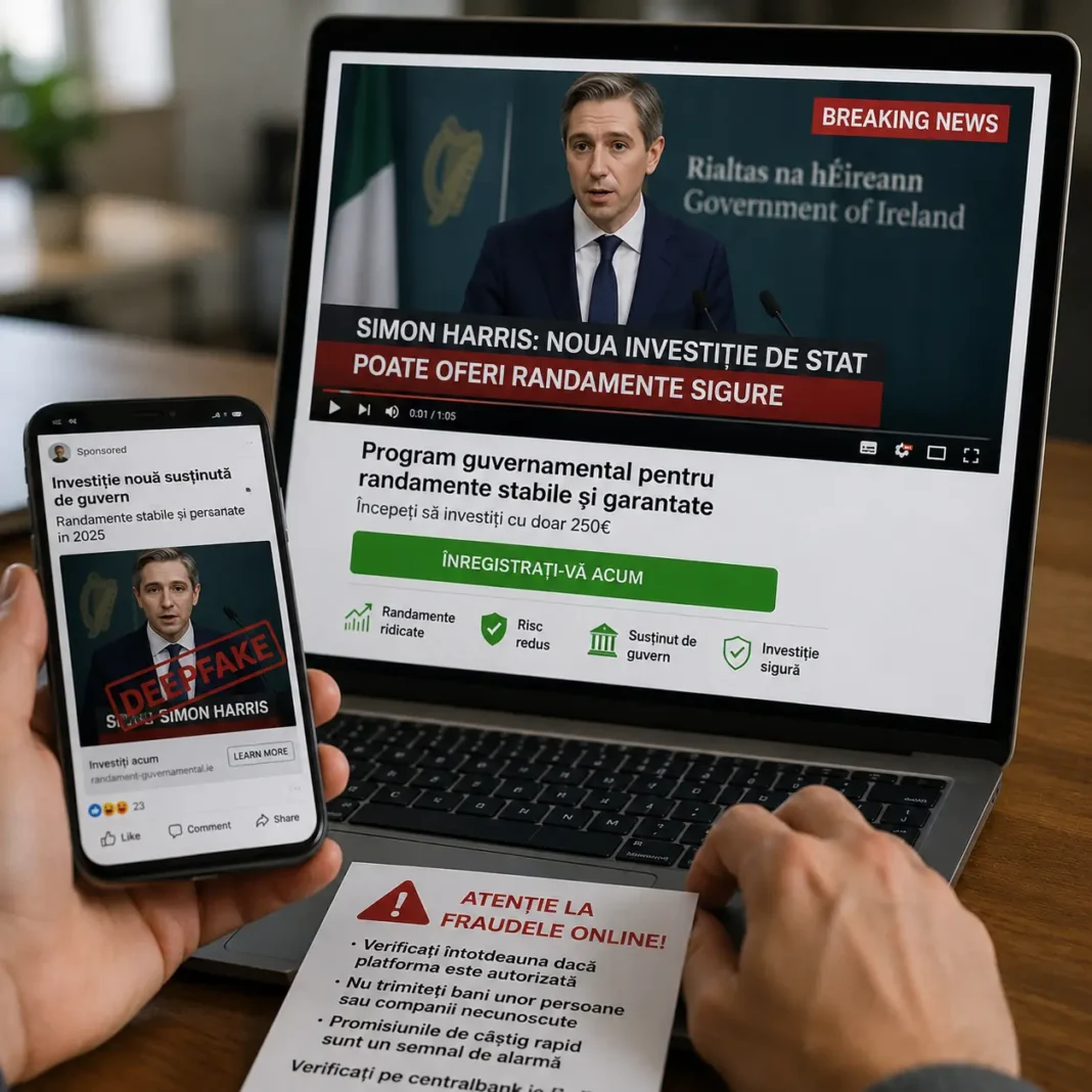 Escrocii folosesc imagini generate cu AI pentru a înșela oameni în Irlanda