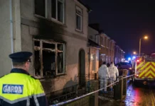 A treia tentativă de incendiere a casei unei familii din Cork