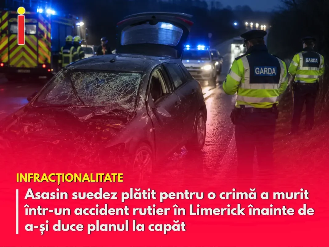 Asasin suedez plătit pentru o crimă a murit într-un accident