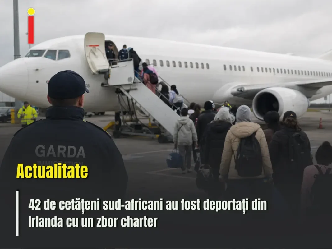 42 de cetățeni sud-africani au fost deportați din Irlanda cu un zbor charter