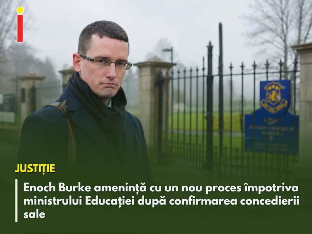 Enoch Burke amenință cu un nou proces împotriva ministrului Educației după confirmarea concedierii sale