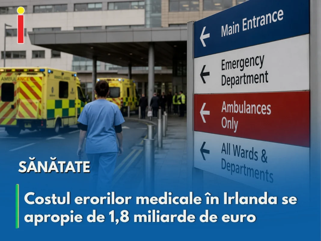 Costul erorilor medicale în Irlanda se apropie de 1,8 miliarde de euro în cinci ani