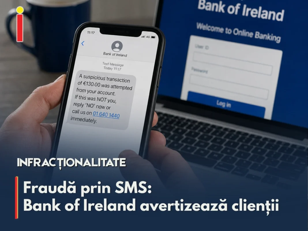 Bank of Ireland avertizează asupra unei creșteri a tentativelor de fraudă