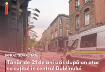 Tânăr de 21 de ani ucis după un atac cu cuțitul în centrul Dublinului