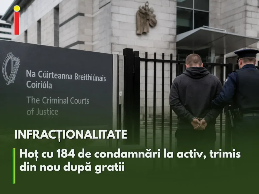 Hoț cu 184 de condamnări la activ, trimis din nou după gratii