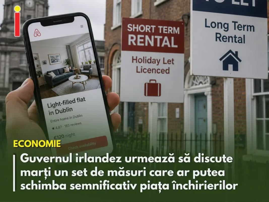 Irlanda pregătește un registru național pentru locuințele închiriate pe termen scurt