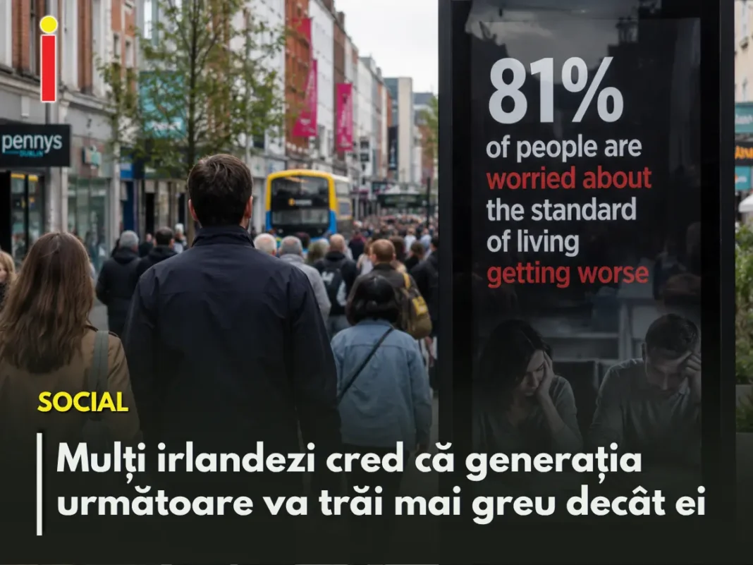 Mulți irlandezi cred că generația următoare va trăi mai greu decât ei