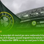 Irlanda va juca meciul cu Israel pe teren neutru după decizia FAI