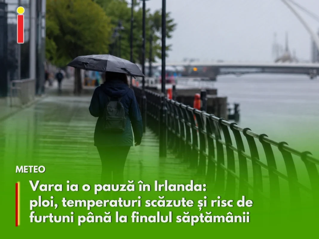 Vara ia o pauză în Irlanda: ploi, temperaturi scăzute și risc de furtuni până la finalul săptămânii