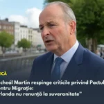 Micheál Martin respinge criticile privind Pactul UE pentru Migrație: „Irlanda nu renunță la suveranitate”