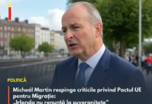 Micheál Martin respinge criticile privind Pactul UE pentru Migrație: „Irlanda nu renunță la suveranitate”